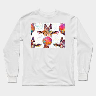 Bubble Gum Giraffe Long Sleeve T-Shirt